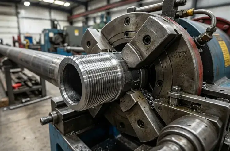 Steel Pipe Threading Services
